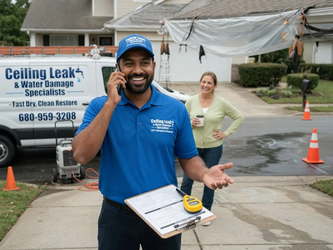 Ceiling Leak Cleanup Etowah, AR FAQs